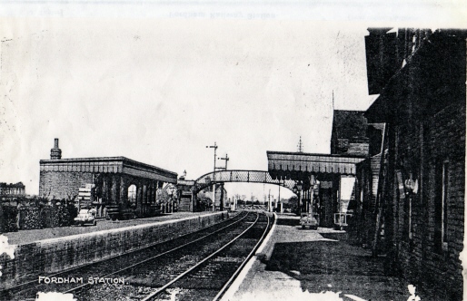 Fordham Burwell Railway Station Photo Swaffham Prior 4 Barnwell Line ...