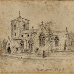 Hildersham Church Engraving