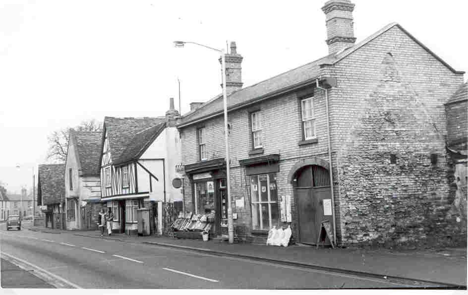 Old Court Hall Godmanchester A B Hull Grocery Shop 1973 Shops Huntingdon