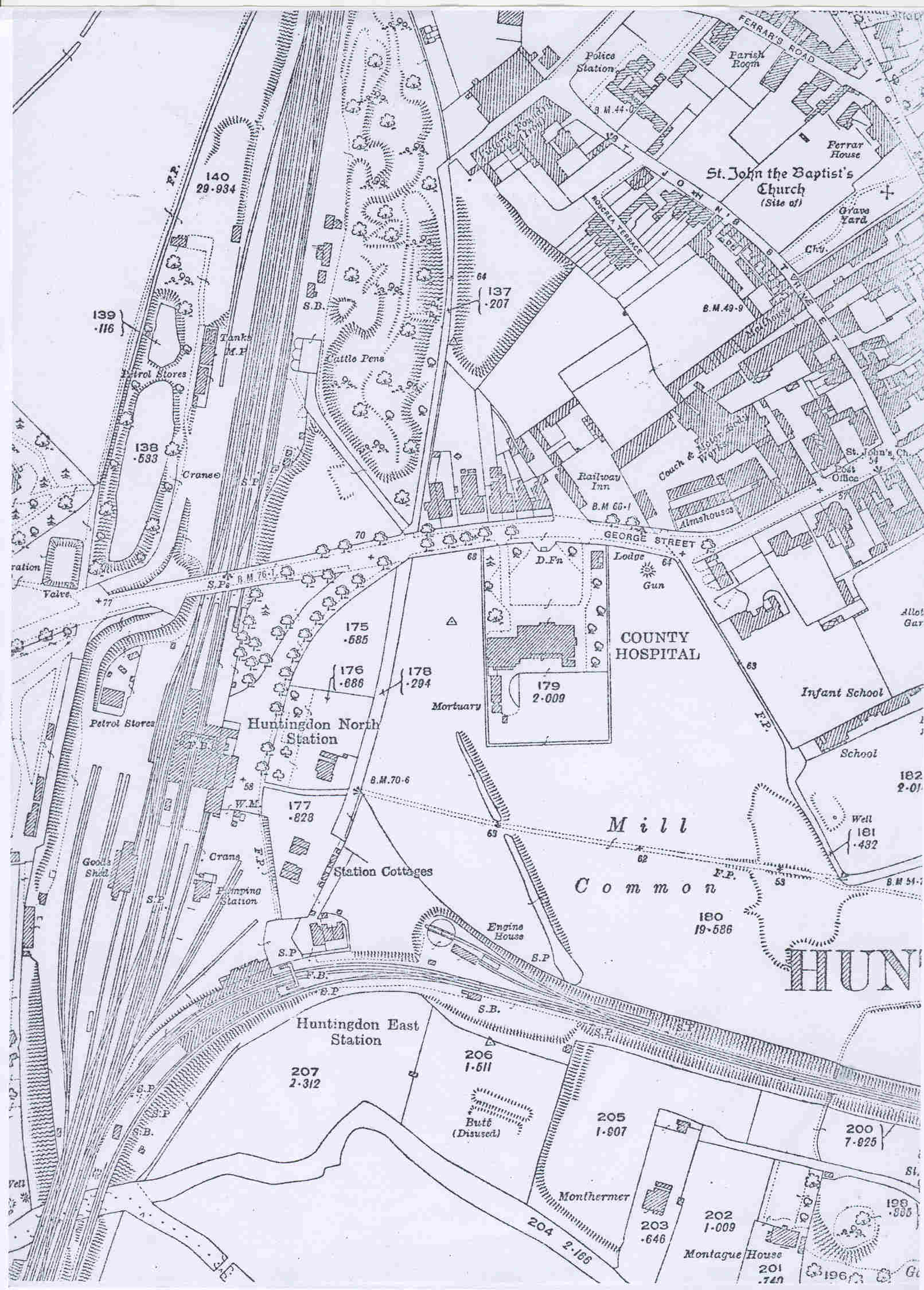 Huntingdon Town Centre Map Map Of Huntingdon | Maps | Huntingdon