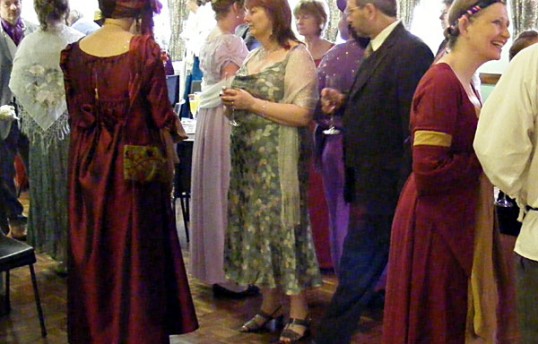 Regency Ball. Costumed participants at the Downham Playford Society Ball.