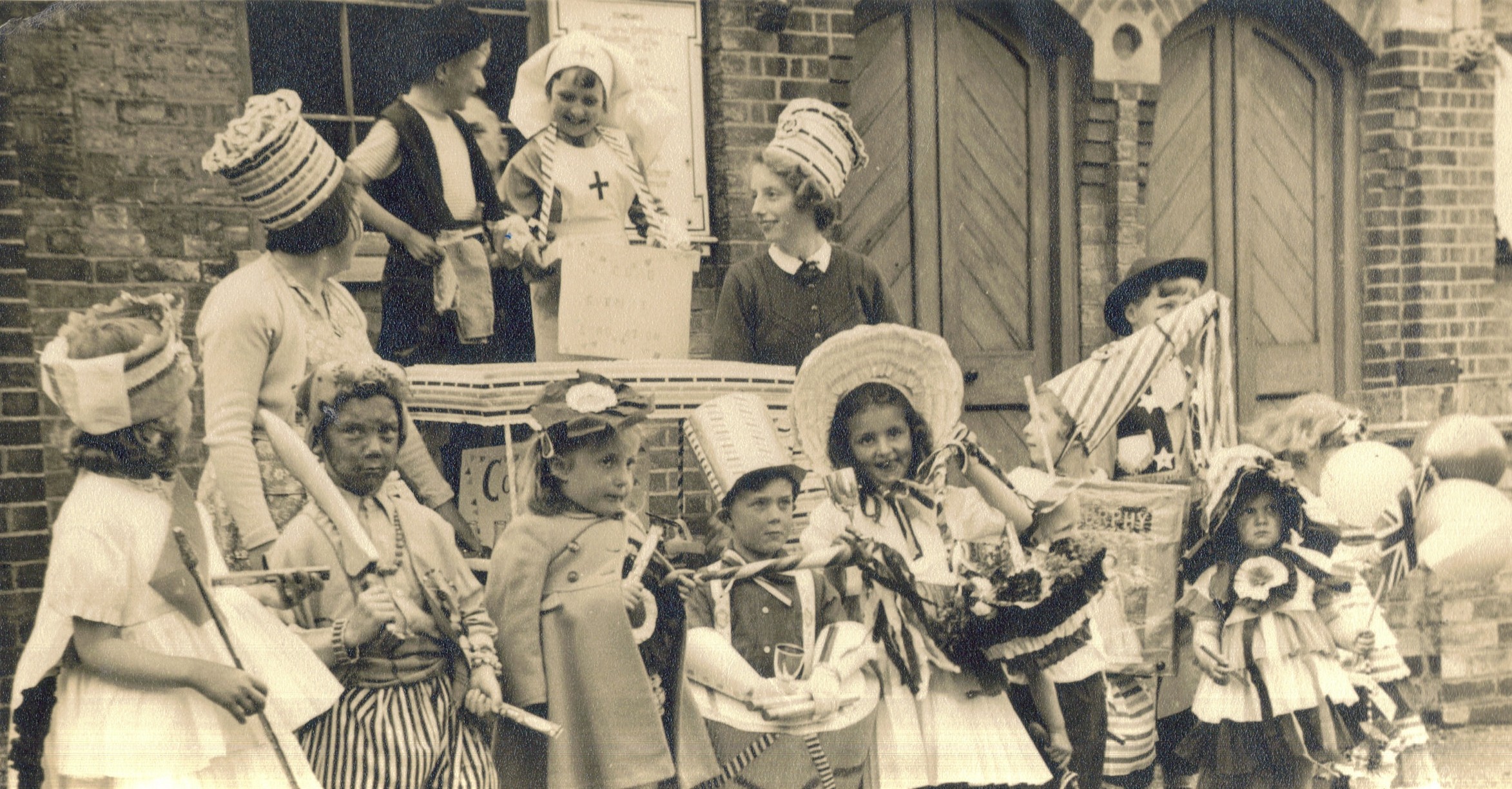 Fancy Dress party in East Street, St 