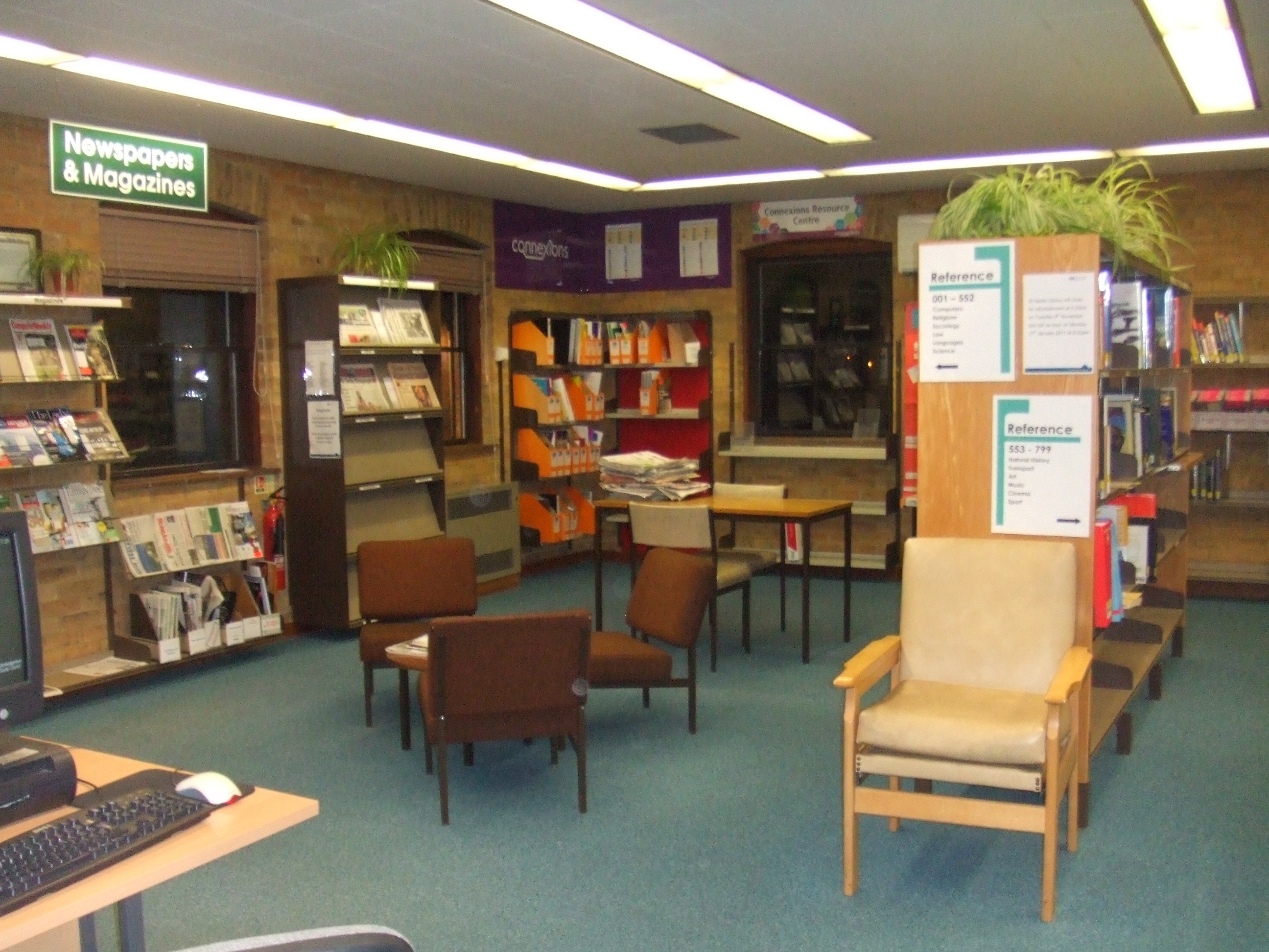 View Of Part Of The St Neots Reference Library In November 2010 Before Being Refitted Newsworthy Public St Neots