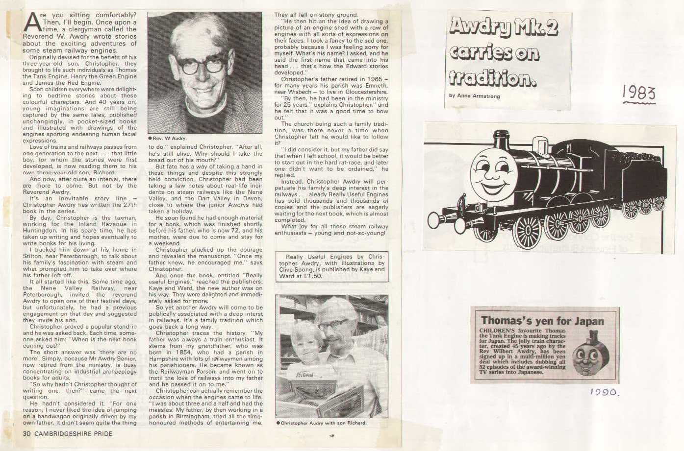 thomas the tank engine wilbert awdry