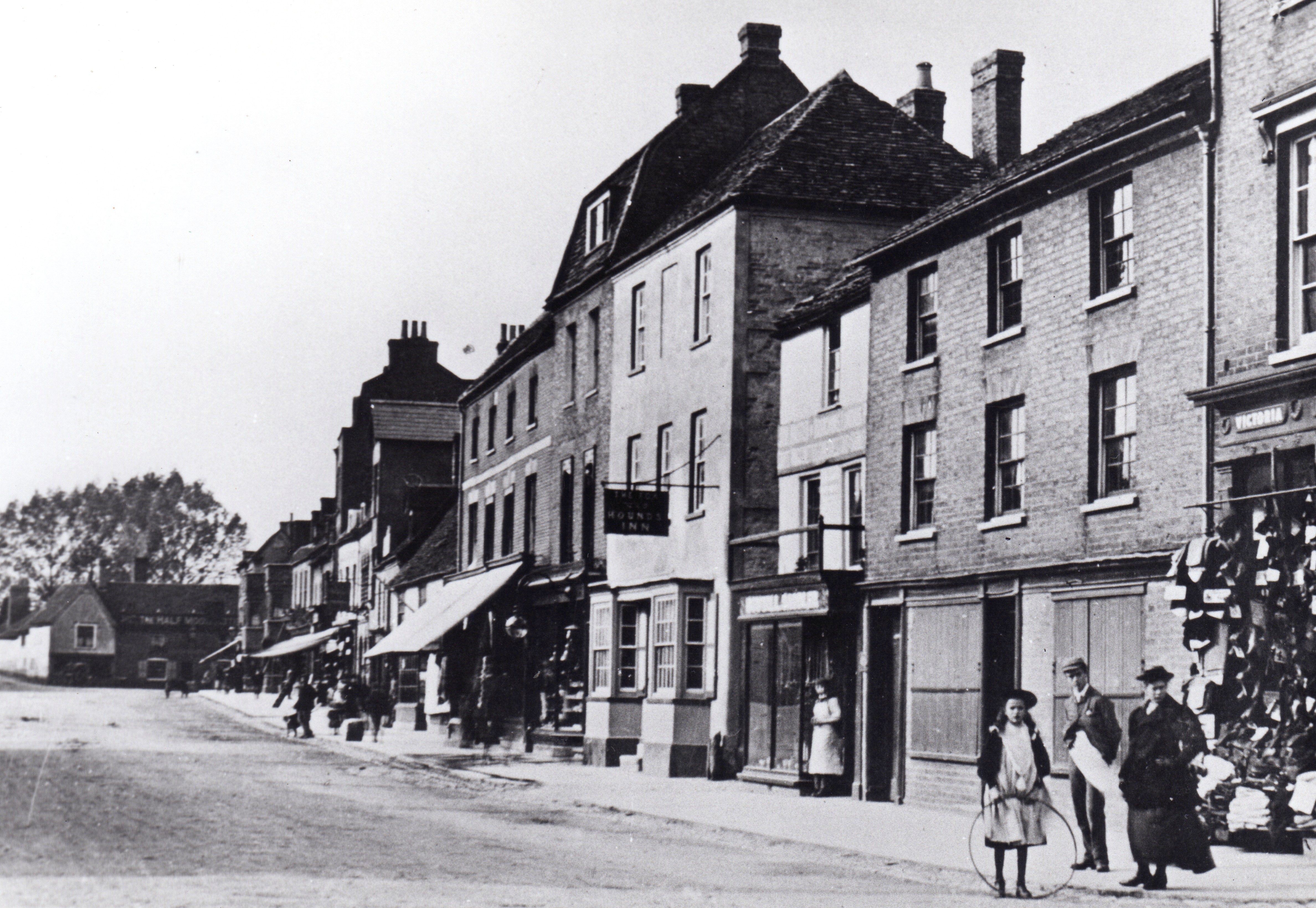 Market Square North Side Around 1910 Market Square Shops St Neots