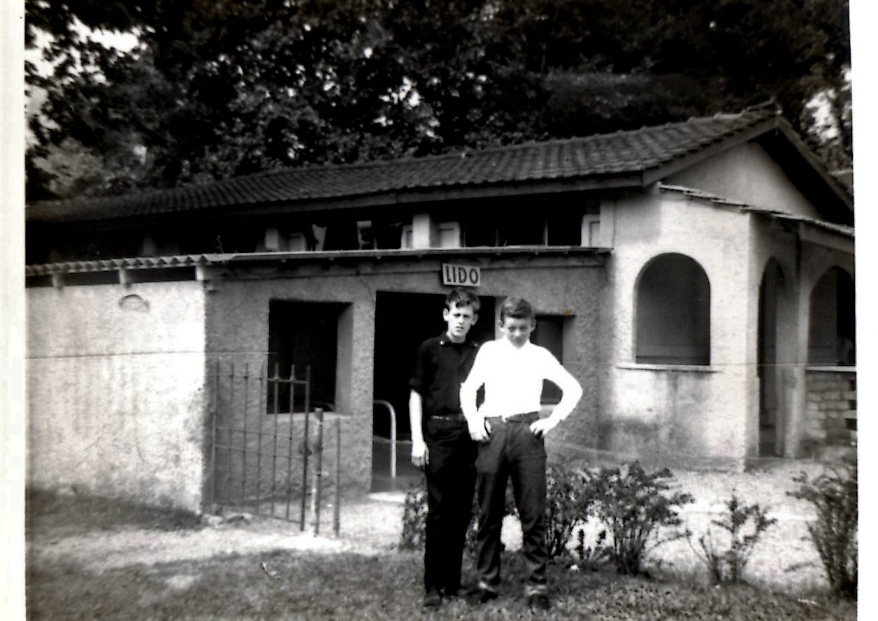 Michael Barnes And Ray Dickerson In Switzerland On A School Trip