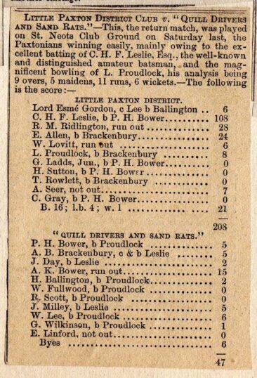 Cricket Match At St Neots Cricket Ground With St Neots V Little Paxton 15 Ball Groups Little Paxton Male Miscellaneous Ephemera St Neots