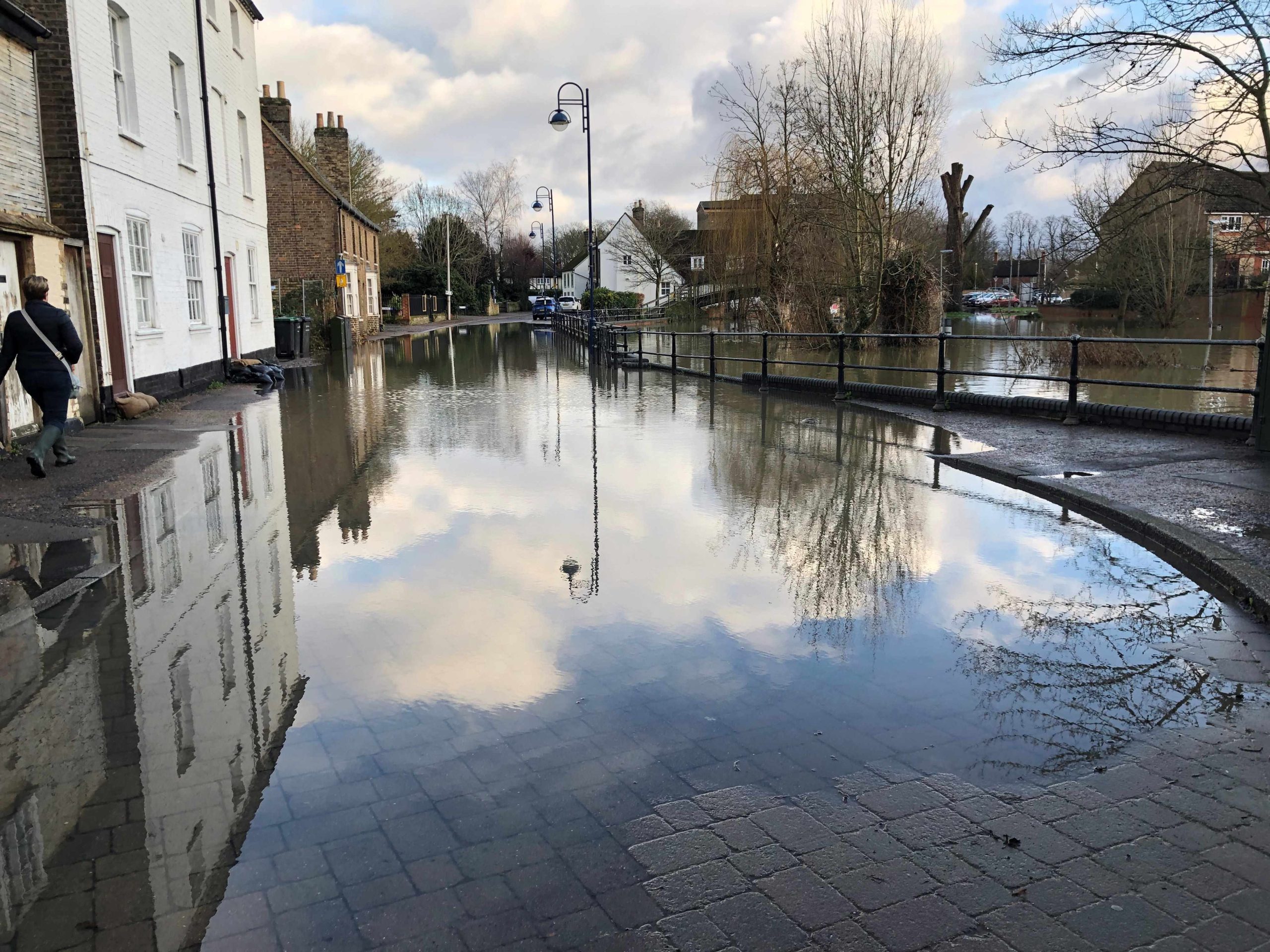 Flooding January 2024 Brook Street Flooding, St Neots St Neots