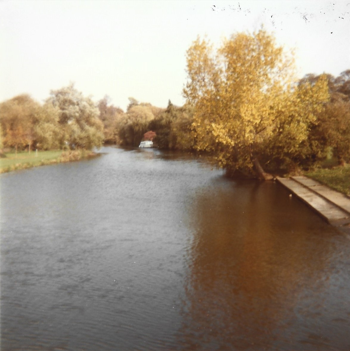 Eynesbury riverside 1984 Eynesbury, River Great Ouse St Neots