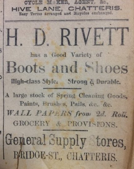 Bridge Street Stores >> Advert Rivett General Supply Stores Bridge Street Chatteris Bridge Street Stores >> Advert Rivett General Supply Stores Bridge Street Chatteris